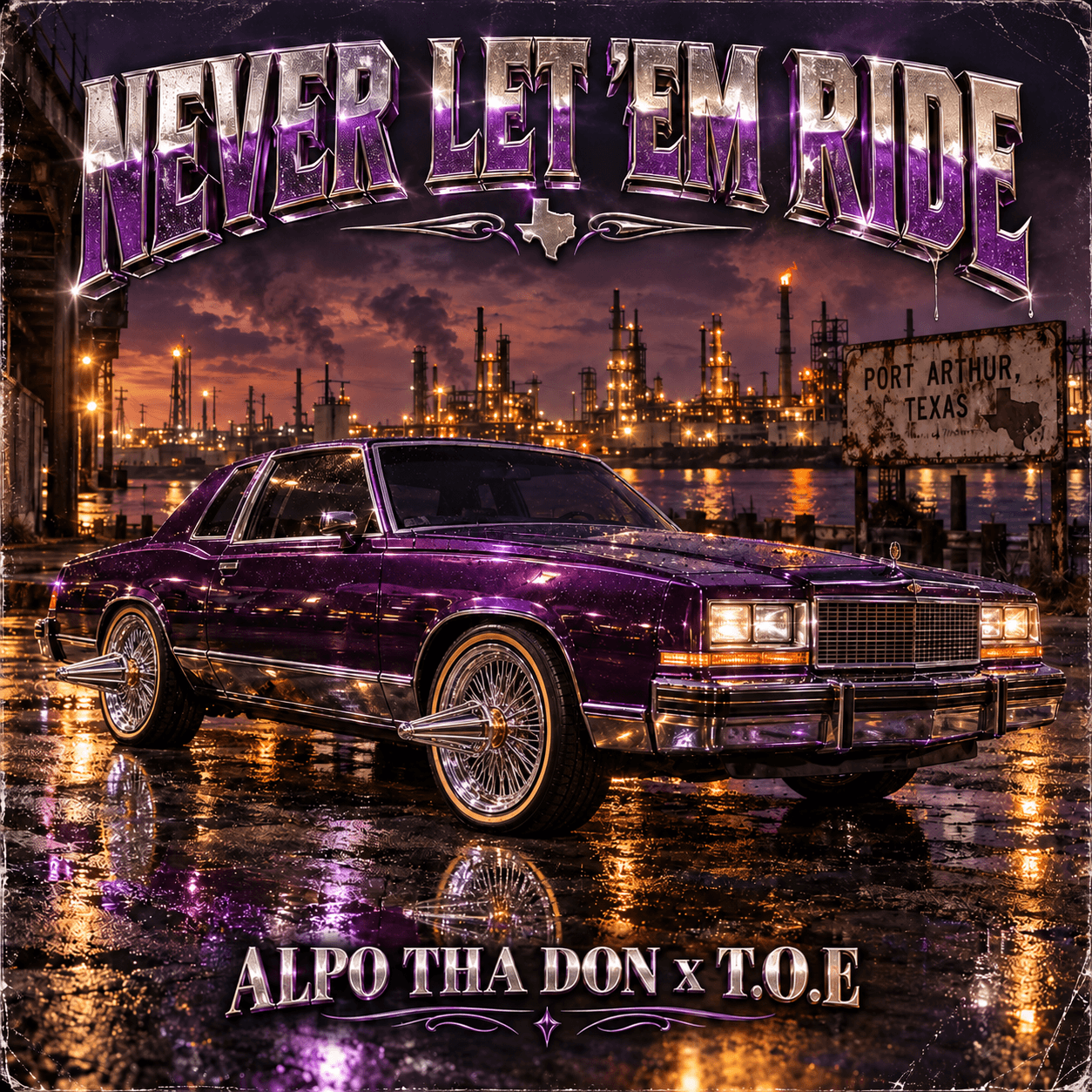 Never let em ride cover art